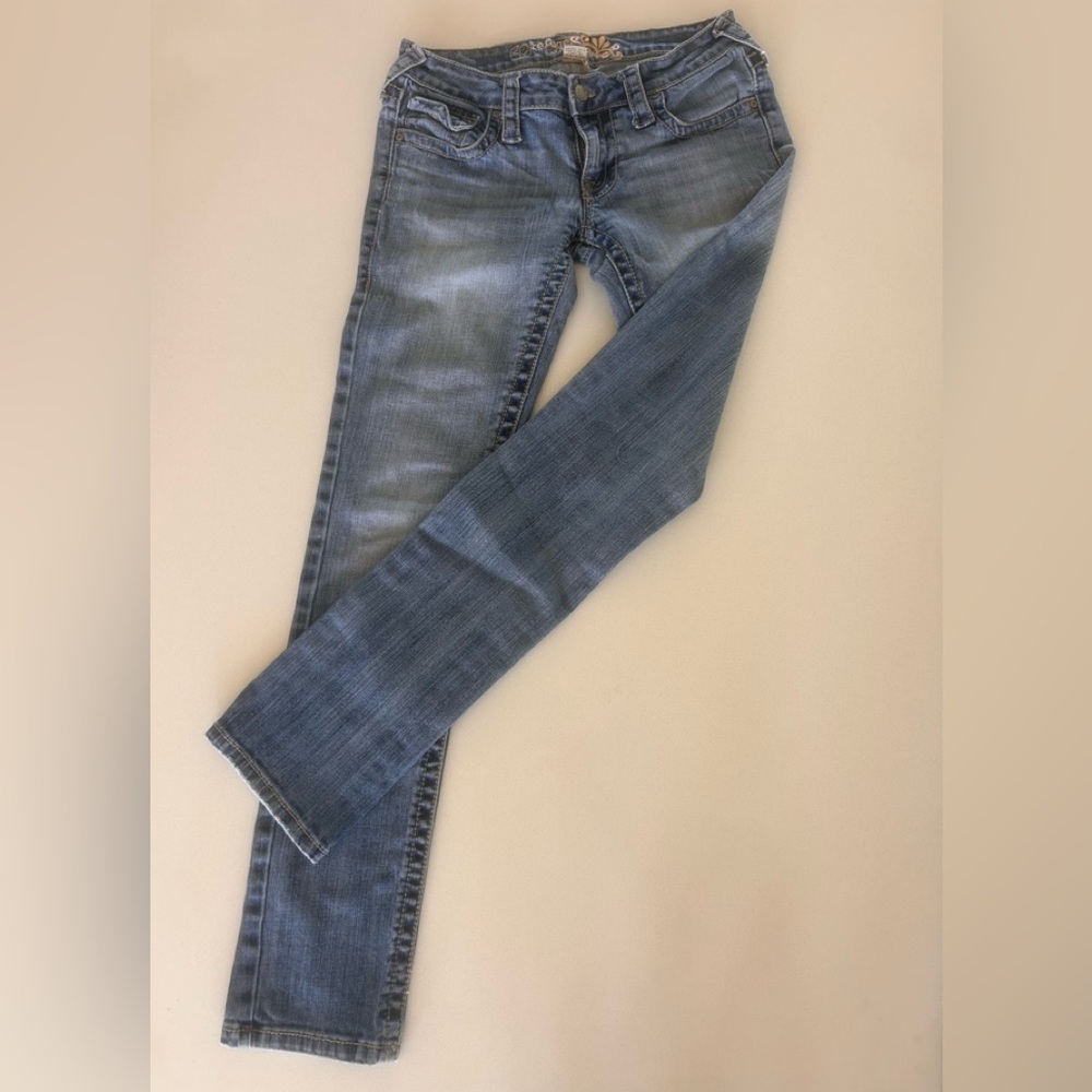 Refuge Women's Skinny Jeans in Faded Blue size 5